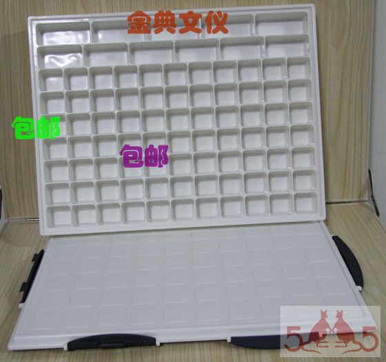 88 Doge jelly palette box tool box gouache watercolor acrylic oil painting Marley malibang green bamboo powder pigment box