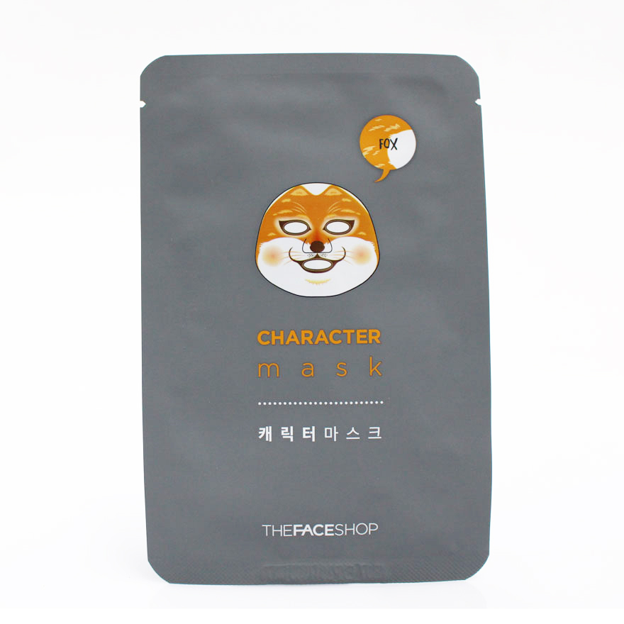 韩国正品THEFACESHOP 菲诗小铺奇幻动物脸谱面膜贴 狐狸 23g*10张
