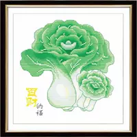 Bai Cai Nafu Cabbage Print Line Line Line Вышитая вышиваемая вышивка простая вышивка маленькая окрашенная китайская учебная комната Дети Дети