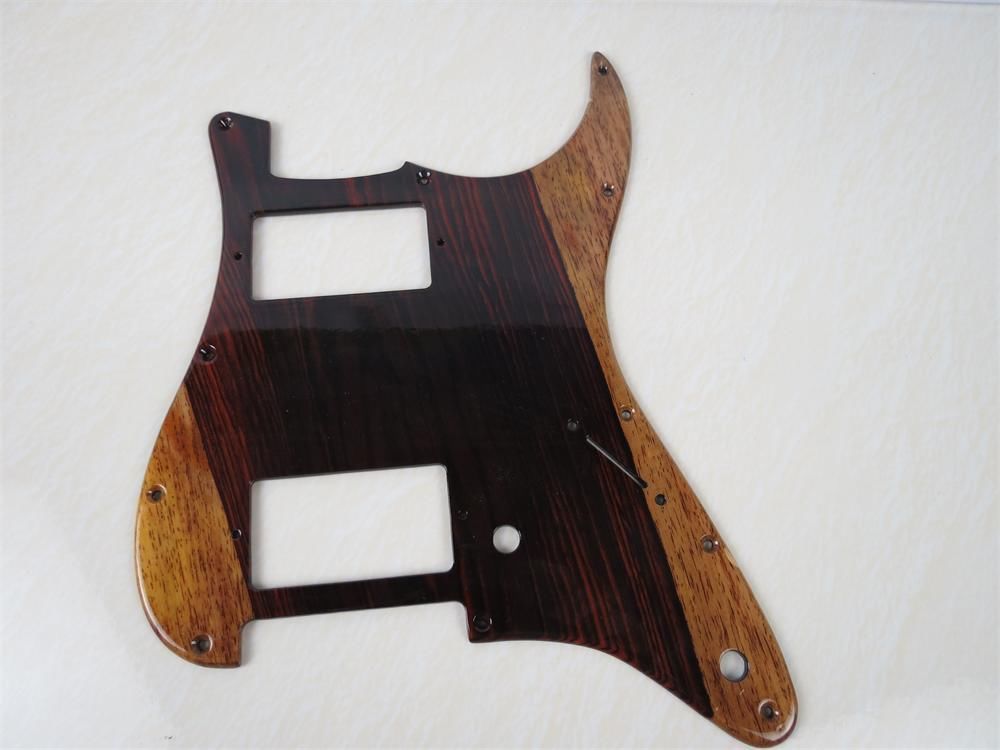 A piece of guitar solid wood wooden frame model HH standard size natural red wood