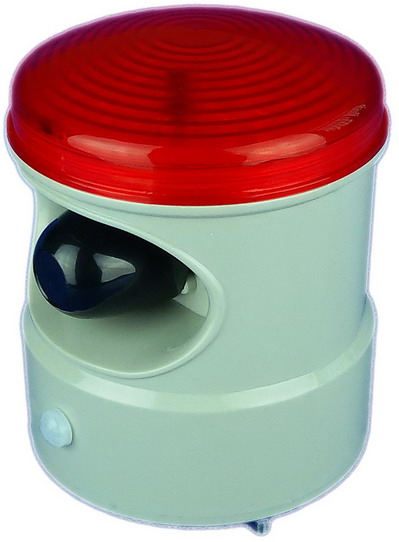 On-site infrared human body induction sound and light alarm integrated voice prompt sound and light alarm shouting