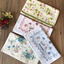 2 pieces of foreign trade original single export Womens towel cotton cotton embroidery adult household absorbent Korean cute