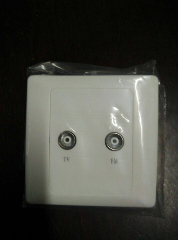 Maiwei MW-D02 (TV FM)dual-hole user terminal panel Maiwei cable TV panel