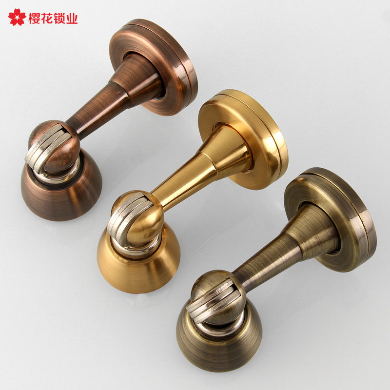 Cherry Blossom Lock YH-1837 Chinese-style bedroom door suction indoor door blocking wall suction ground suction dual-purpose door stopper door suction