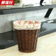 Liu Ruixuan Willow Woven Lidless Trash Can Waste Paper Basket Debris Storage Basket Decorative Basket Creative Flower Arrangement Basket