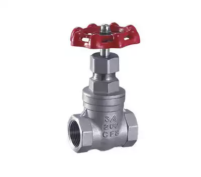 Z15W-16P 304 stainless steel wire mouth gate valve Internal thread gate valve threaded gate valve DN32 DN40 DN50