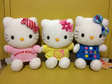 Сувенир Hello Kitty 正版hello kitty 公仔三款