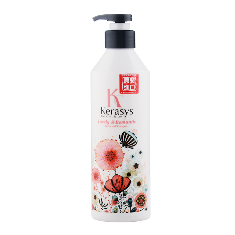 【天猫超市】韩国进口爱敬花香系列克拉洗丝弹性滋养洗发露600ml