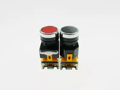 Jiangyin Yangtze River LA38-11BN flat button button switch self-locking reset button limited time Wholesale