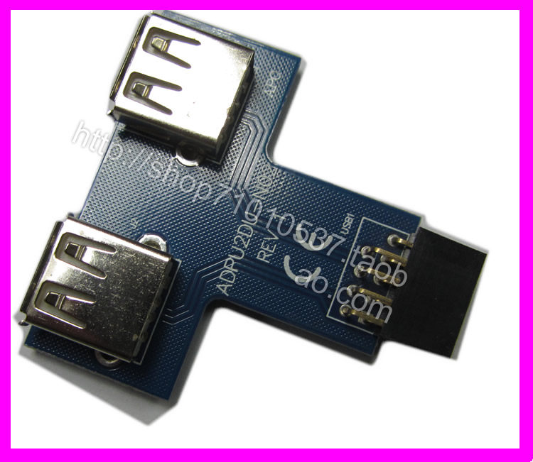 USB HUB Desktop computer built-in HUB one-to-two high-speed transmission built-in USB HUB