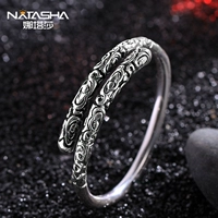 Lắc vàng hoop stick bạc bracelet nam giới và phụ nữ 99 chân bạc hiện đại brother với các vòng đeo tay Liu Yuning bracelet retro vòng tay may mắn
