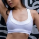 Màu sắc thể thao lưới thoáng khí sốc-nhanh khô tập thể dục yoga làm đẹp trở lại đồ lót không có vòng thép chạy bra nữ