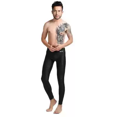 Banfei four seasons competition Shark Men's clothing swimming trunks professional nine-point warm quick-drying men's swimsuit long swimming trunks