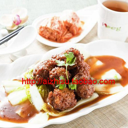 Hongye еда вегетарианская любовь subsida lion head 260g reme -fried горячий горшок питание белок таблетки ратушированная мешка