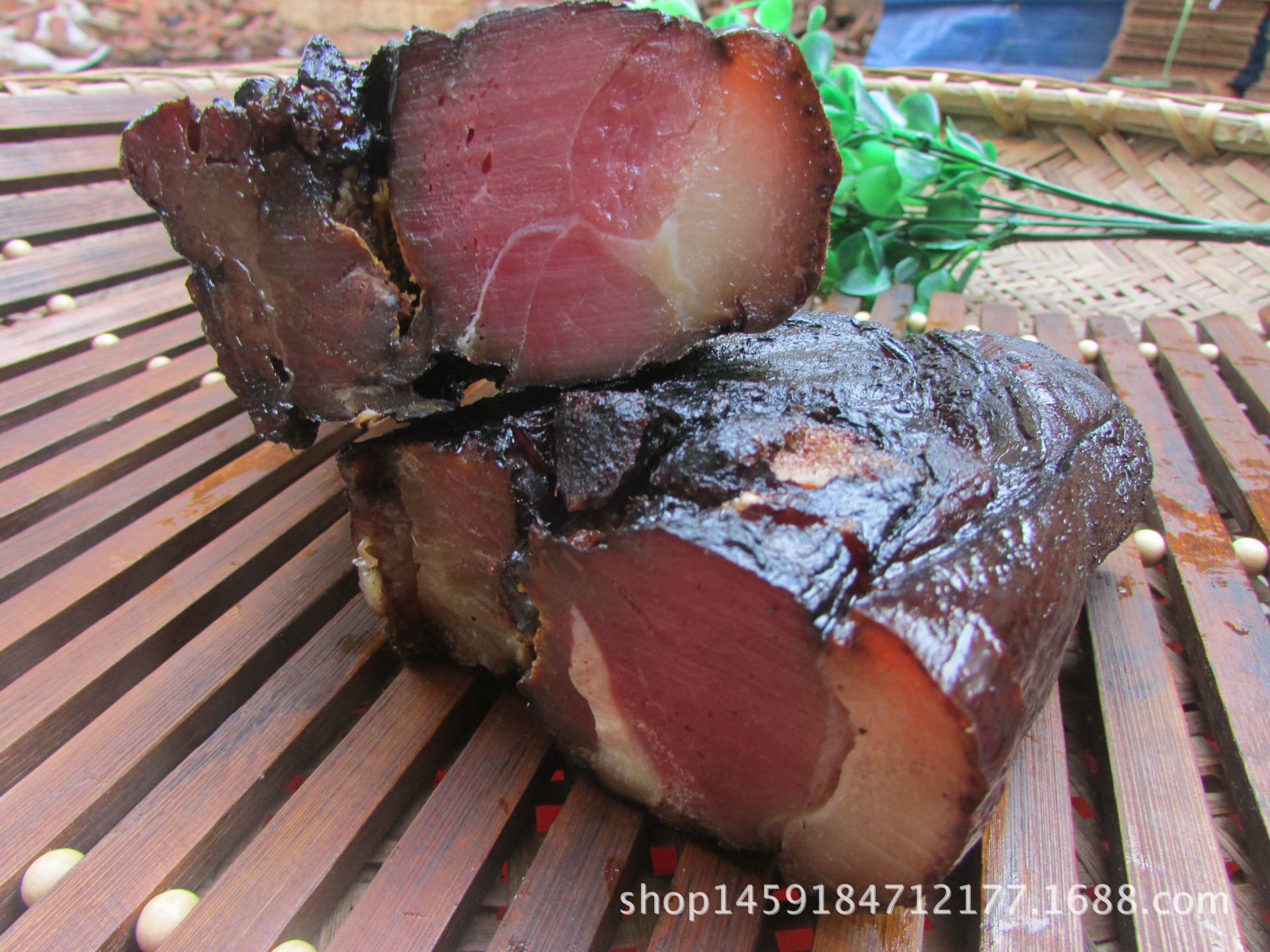 Hunan Special Produce Traditional Crafts Firewood Fire Smoke Lavender Pork Chai Fire Smoked Black Latte Taste Whole 500g