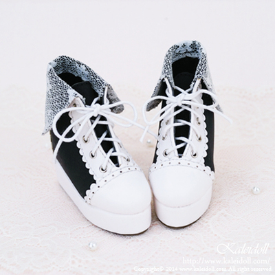 taobao agent -Kaleidoll-SD10 Female/SDGR/BJD/DD+ lace loose cake shoes+ BLACK