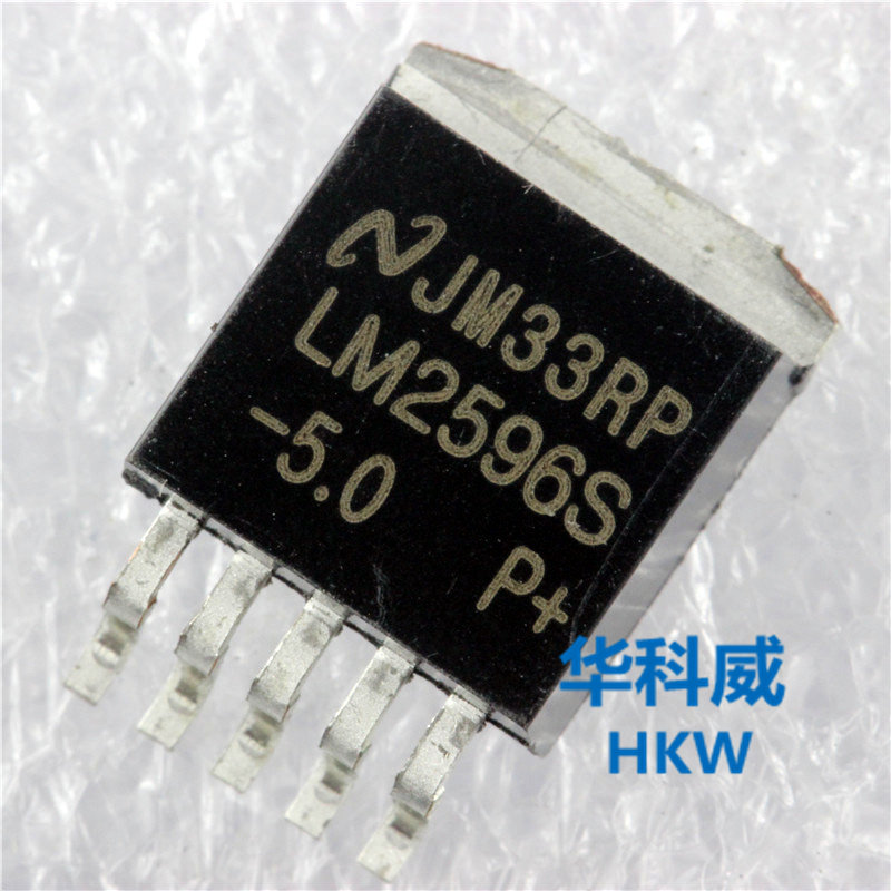 SMD TO-263-5 LM2596S-5 0 LM2596S voltage regulator circuit (buck) can be shot straight
