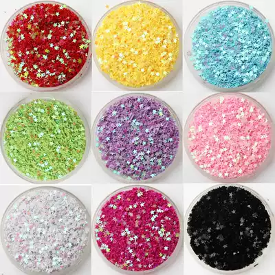 Five-pointed star sequin manicure nail sequins DIY accessories mobile phone beauty scattered beads New Children's Painting materials