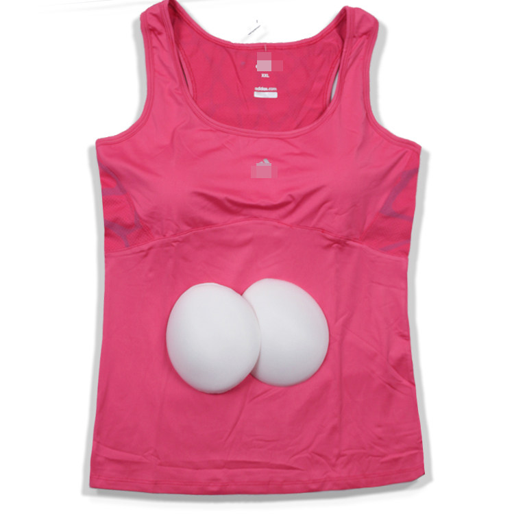Spring and summer speed dry with chest cushion harness vest woman without steel ring speed dry overdraft gas integrated yoga to be thin and undershirt-Taobao