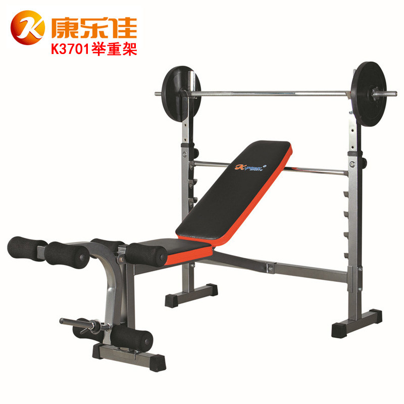 Kanglejia weight lifting bed K3701 multi - functional weight lifting rack is pushing down squat bedroom strength exercise equipment