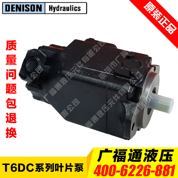 Original Denison vane pump T6DC 024 008 012 014 1R00 2R00 B1 hydraulic pump