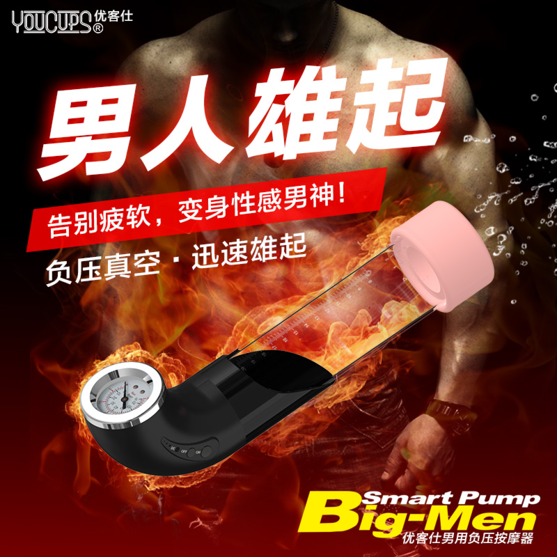 电动助勃器阴茎坚挺锻炼器男用延時真空负压泵房事情趣性用品LP