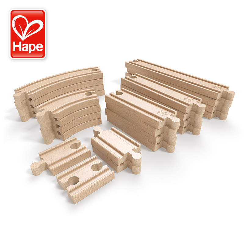 wooden train track extension pack