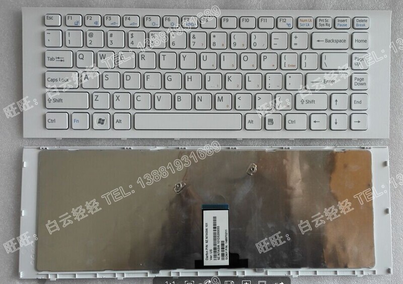 Brand New and Suitable For: Sony Sony Vpceg-211T Vpceg-212T Eg-112T Laptop Keyboard Us