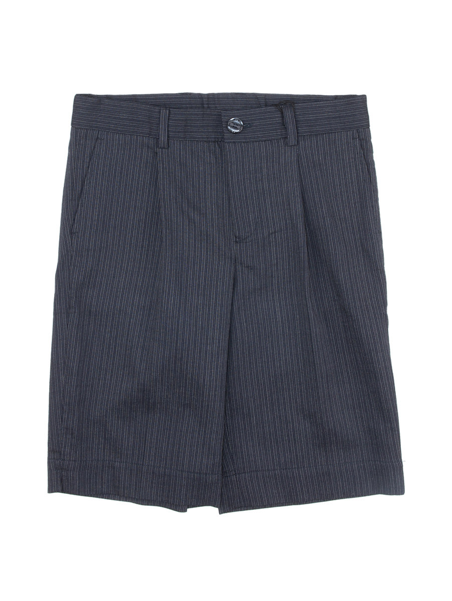 Dolce&Gabbana 灰色竖条纹西装短裤