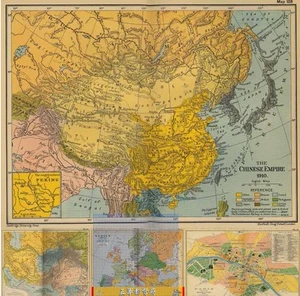 [Карта] 270 World Modern History of Cambridge University (Древние книги 1912 года)