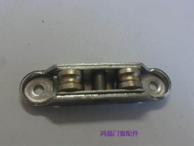 Plastic steel pulley Flat single wheel Adjustable flat double wheel adjustable groove Single wheel groove double wheel