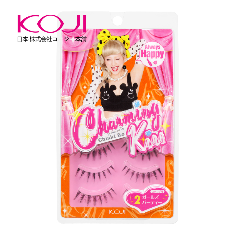 KOJI/蔻吉charming kiss 自然假睫毛 no.2 伊藤千晃 正品包邮