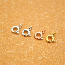 925 Pure silver accessories Electric Platinum Rose Gold Gold Spring Closed Branch Closed Branch DIY handicraft silver