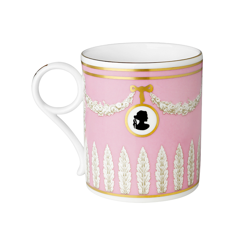 Wedgwood waterford Wedgwood collection pink gem cameo small mark cup match WMF coffee spoon ipads porcelain cup