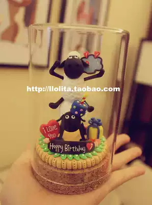 (Shaun the Sheep)Creative birthday l gift lover best friend clay custom dora slow handmade