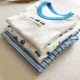 Bé trai cotton dài tay mùa thu mới bé cotton sọc đáy áo T-shirt trẻ em dịch vụ tại nhà mỏng phần mềm Áo thun
