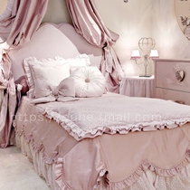 Princess bed European girl pink modern minimalist dream children Korean bedroom girl bed princess bed adult