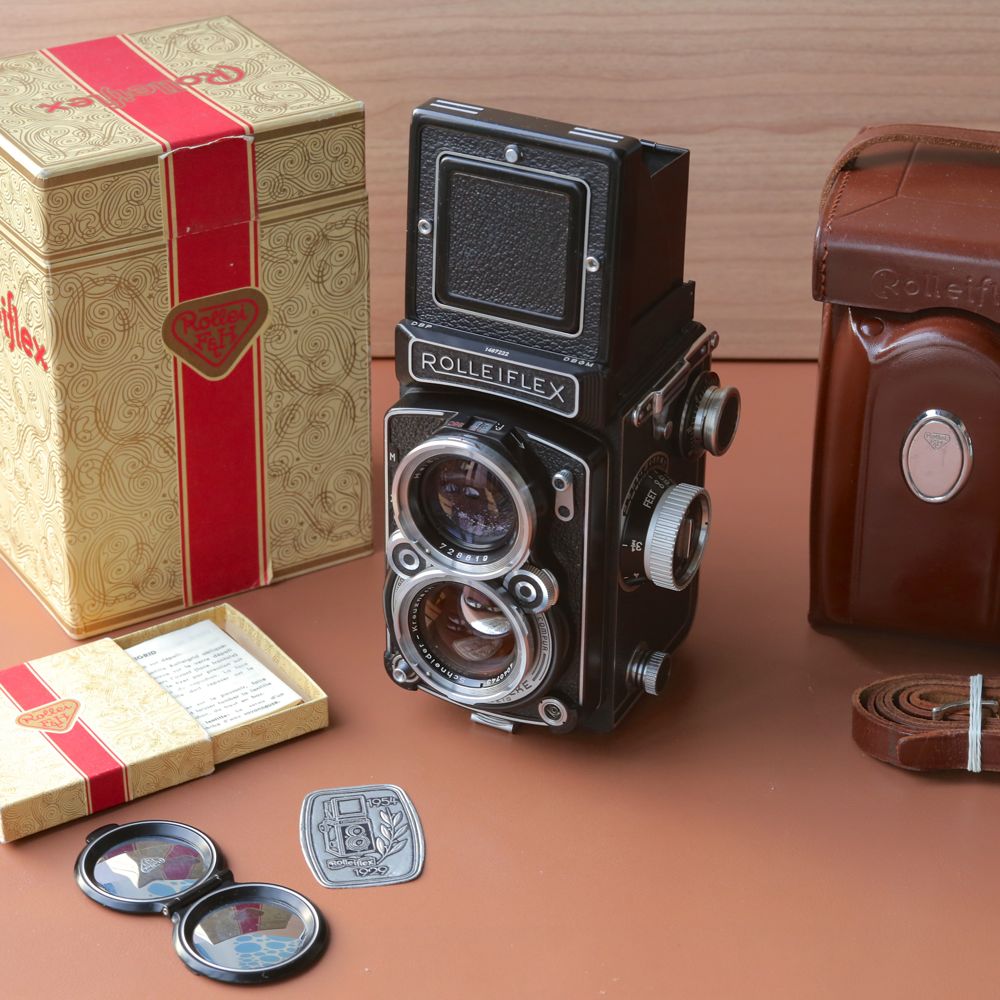 (Complete Collection) Beauty Rolleiflex 2 8C Xenotar Red Label Schneider