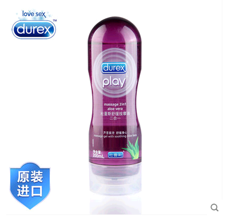 杜蕾斯 芦荟舒缓按摩油润滑液 人体润滑剂 情趣性成人用品k6