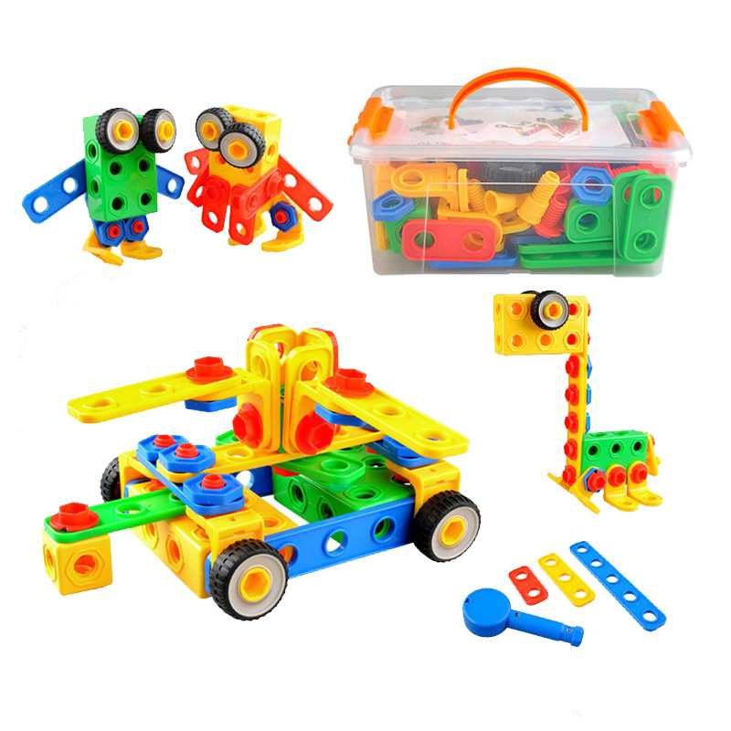 Hundred nuts disassembly assembly screws toy car 3-6 baby boy children's puzzle children Children's Day gifts