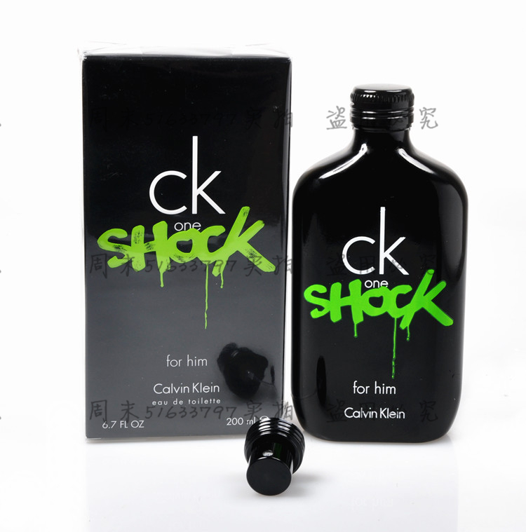 正品CK one Shock for him 卡文克莱青春禁忌男士女士淡香水200ml