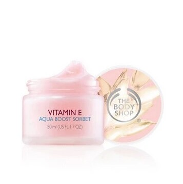 香港直邮英国The body shop维他命E/VE 冰沙面霜50ml补水保湿滋润