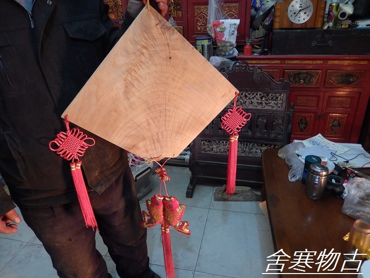 (Shehanwugu) Xiaoye Zhennan, Jinsinanmu, the best phoenix tail, water ripple fan surface pendant, single board insert screen