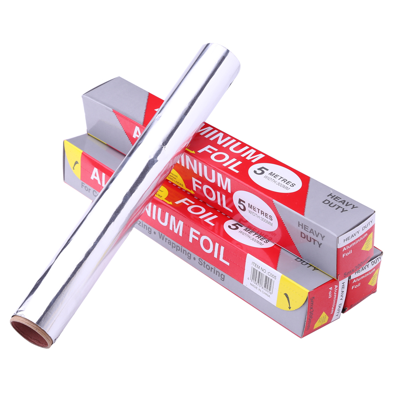 烧烤锡纸 5m*30cm户外烧烤炉用品加厚铁板烧烤专用铝箔