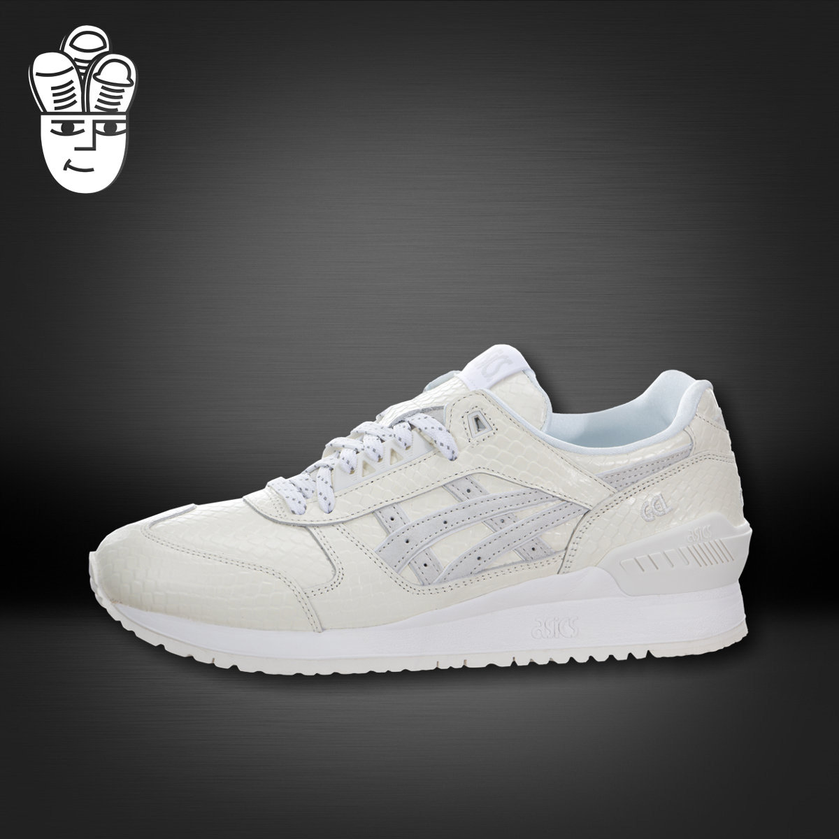 爱世克斯 Asics GEL-Respector 亚瑟士男子复古跑步鞋 蛇纹休闲鞋