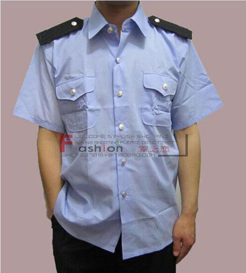 Summer Security Clothing Hotel Property Door Guard Uniform Short Sleeve Shirt Security Shirt Summer Clothing