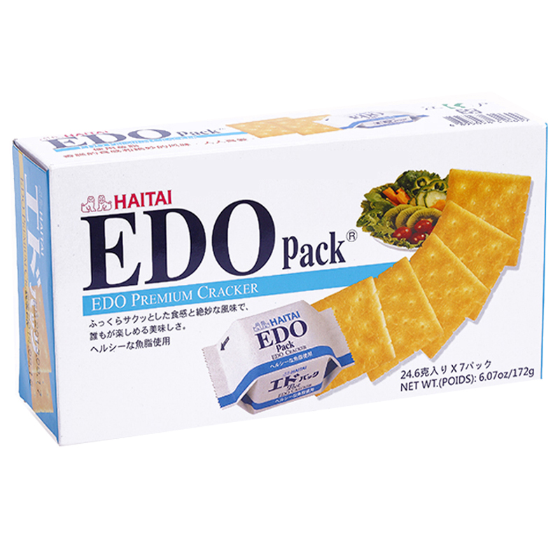 【天猫超市】 韩国进口海太 EDO原味饼干172g 休闲美食进口零食