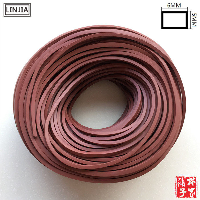 Eurostyle furniture hardware leather wood door glass sealing strip anti-crash strips thermoplastic rubber strip square layering