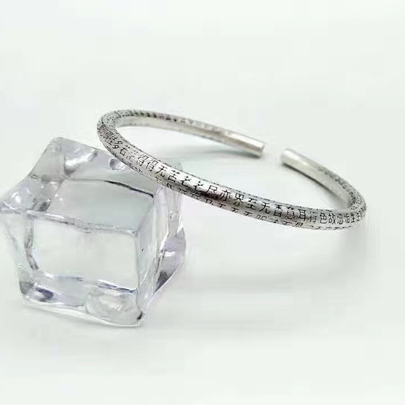 yoyo family foot silver 999 retro heart warp by bracelet warp bracelet