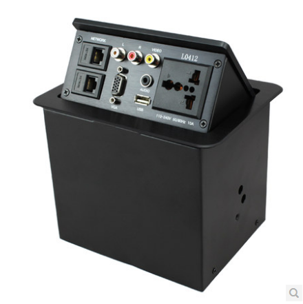 Multimedia desktop socket Multifunctional socket Conference audio and video socket VGA desktop socket Desktop socket